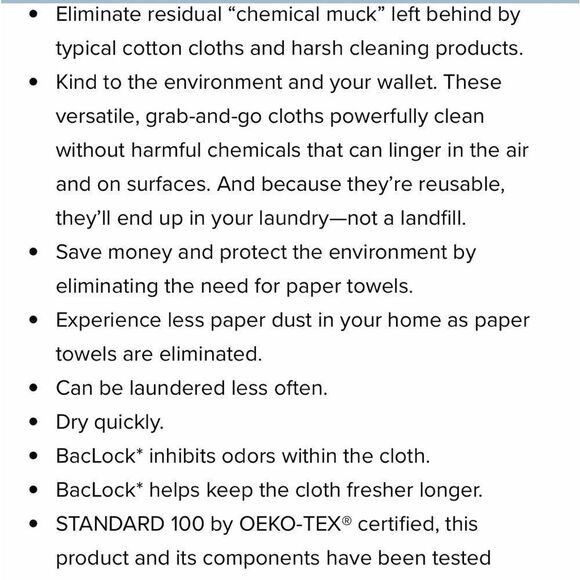 Norwex Enviro Cloth and Window Cloth Basic Package Amethyst and Graphite NWT - Picture 7 of 13